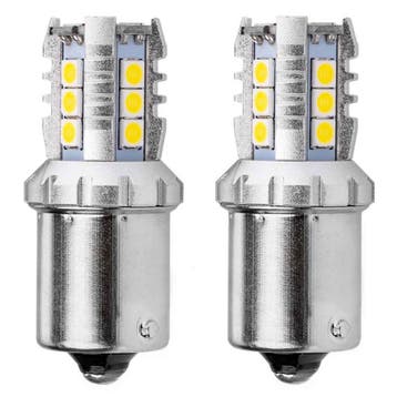 CANBUS - WIT - BA15S - LED - 16SMD - 1156 - 12/24V - 2, Ophalen of Verzenden, Nieuw