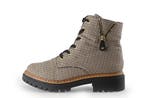 Rieker Veterboots in maat 39 Beige, Kleding | Dames, Schoenen, Verzenden, Beige, Overige typen, Zo goed als nieuw
