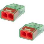 Vintex 2-polige rode lasklem 0.2-2.5 mm² - Veilig LED toebeh, Ophalen of Verzenden, Nieuw