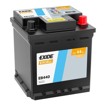 Exide Excell accu | EB440 | 12V 44Ah, Ophalen of Verzenden, Nieuw