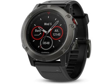 Garmin Fenix 5X 51 mm Saphir Edition grijs met, Verzenden, Zo goed als nieuw, Garmin