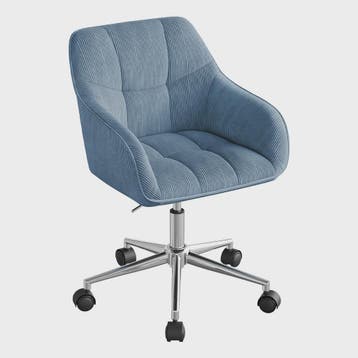 Ergonomische Corduroy bureaustoel met verstelbare hoogte en, Verzenden, Nieuw