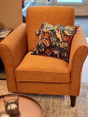 Fauteuil in stof, Nieuw, Stof, 50 tot 75 cm
