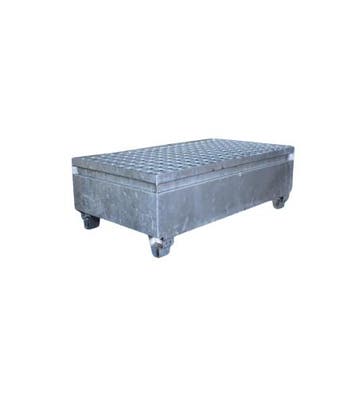 Stalen lekbak ibc tank 220 liter verzinkt, nieuw, Ophalen of Verzenden, Nieuw