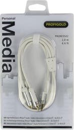 Profigold 3,5mm Jack 4-polig - Composiet audio video kabel -, Ophalen of Verzenden, Nieuw