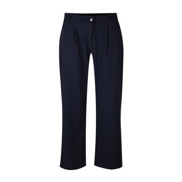 MAC • donkerblauwe CULOTTE pleat broek • 36, MAC, Nieuw, Maat 36 (S), Verzenden