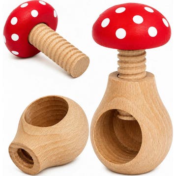 Glowel Houten Notenkraker: Ecologisch & Duurzaam Noten Kr..., Ophalen of Verzenden, Nieuw