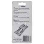 Benson Kentekenplaatclips - RVS - Set van 2 - Met schroef..., Auto diversen, Ophalen of Verzenden, Nieuw