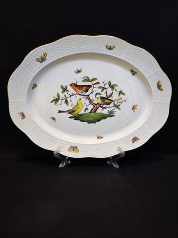 Herend - Schaal - 101/RO ovale schaal 41,0x30,8x4,3 cm