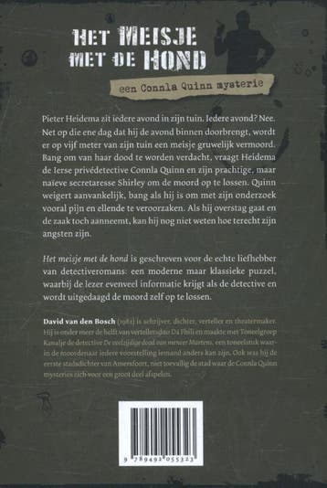 Het meisje met de hond / Connla Quinn 9789492055323, Verzenden, Gelezen, David van den Bosch