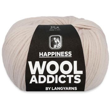 WoolAddicts Happiness - 23 licht taupe - Katoen Garen, Ophalen of Verzenden, Nieuw
