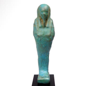 Oud-Egyptisch Faience Shabti, Antiek en Kunst