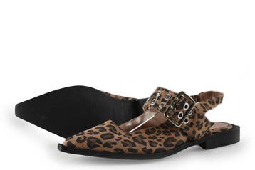 Manfield Ballerinas in maat 36 Beige, Verzenden, Beige, Ballerina's, Zo goed als nieuw
