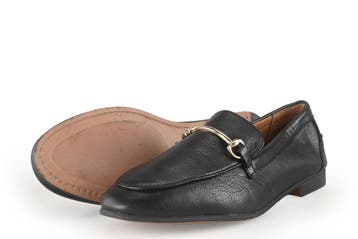 Manfield Loafers in maat 39 Zwart, Verzenden, Zwart, Overige typen, Zo goed als nieuw