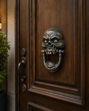 Deurklopper - Skull Door Knocker – Gothic Style - 2026