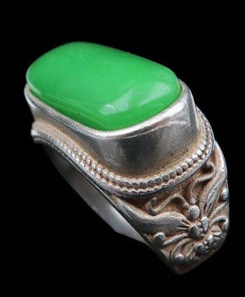 Boeddhistische ring – Vlinder – Geluk en Bescherming –