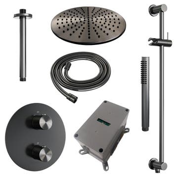 Brauer Gunmetal Edition Thermostatische Regendoucheset, Ophalen of Verzenden, Nieuw