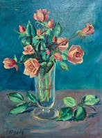 Vicenç Folgado Forteza (1921-2020) - Rosas bajo el azul