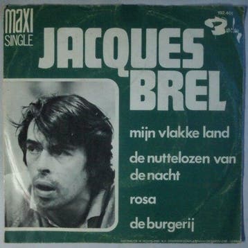Jacques Brel - Mijn Vlakke Land - Single, Cd's en Dvd's, Verzenden, Nieuw in verpakking