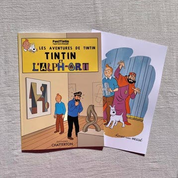 Tintin - Tintin et lAlph-Art + Illustration dYves Rodier -, Nieuw