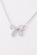 Ketting met hanger - 18 karaat Geel goud, Rhodium geplateerd