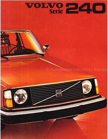 1975 VOLVO 240 SERIE BROCHURE NEDERLANDS, Nieuw, Volvo, Author