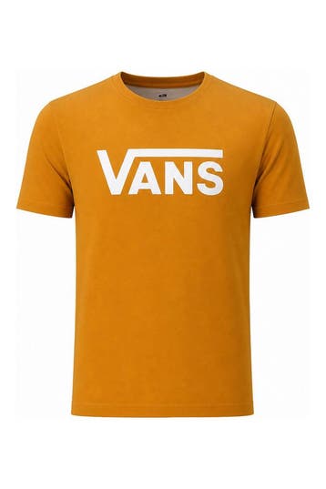 Vans T-shirt in maat S Geel, Verzenden, Gedragen, Overige kleuren, Vans