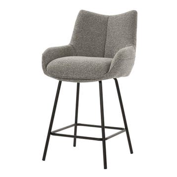 DS4U - Ivan barkruk 65 cm - Set van 2 - Taupe - Stof - Met, Ophalen of Verzenden, Nieuw