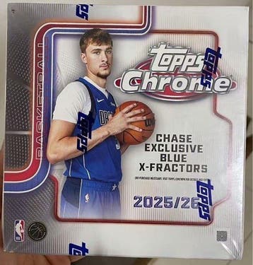 2025/26 Topps Chrome Originele verpakking - 1 Sealed box -, Nieuw
