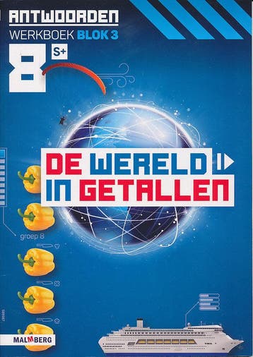 De wereld in Getallen versie 5 Antwoorden Blok 3 groep 8 S+, Verzenden, Nieuw