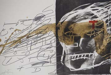 Antoni Tapies (1923-2012) - Le Visage expressif