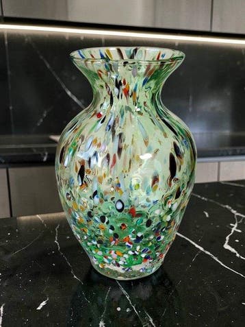 MurArt - Vaas - Glas - Insluitingen Regendecor