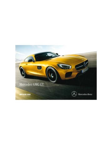 2014 MERCEDES AMG GT BROCHURE NEDERLANDS, Nieuw, Author
