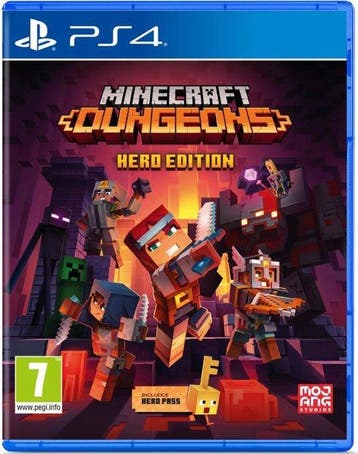Minecraft Dungeons Hero Edition - PS4, Spelcomputers en Games, Verzenden, Nieuw