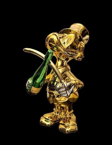 GF Exclusives - Moët & Chandon Champagne Bottle Duck 3D