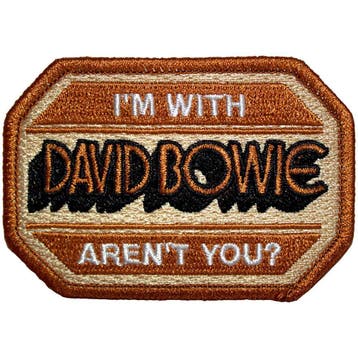 David Bowie - Im With David Bowie Arent You? - Patch, Ophalen of Verzenden, Nieuw, Kleding