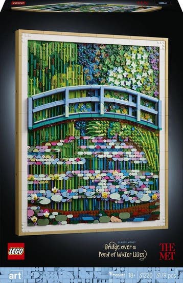 LEGO® Art Claude Monet – Brug over een Vijver met, Verzenden, Nieuw