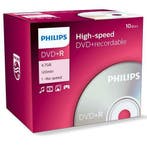Philips | DVD+R | 4.7 GB | 10 Stuks, Verzenden, Nieuw