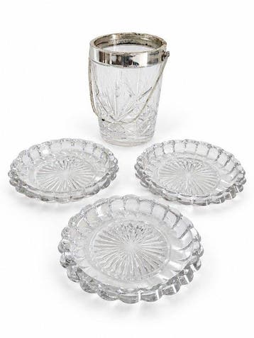 Valéry Klein, Baccarat - Repose-bouteille et Seau à glace -