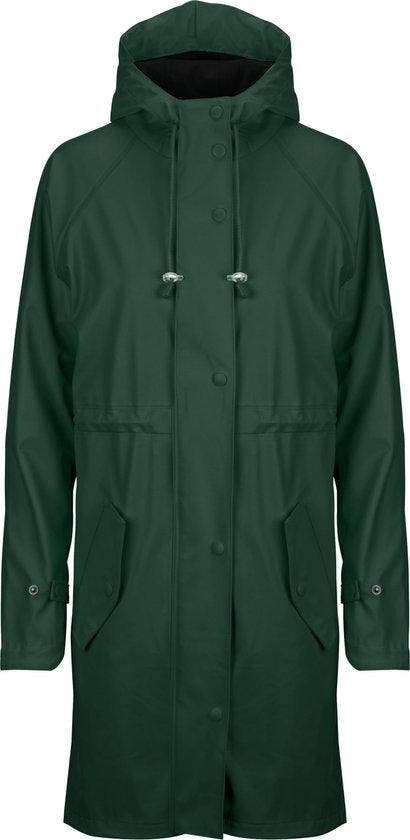 Ralka Regenjas Dames - Mizzle - Donkergroen - Maat 36, Kleding | Dames, Jassen | Winter, Nieuw, Verzenden