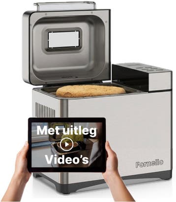 Fornello Essenza Broodbakmachine - Bakpan PFAS vrij -, Ophalen of Verzenden, Zo goed als nieuw, Fornello