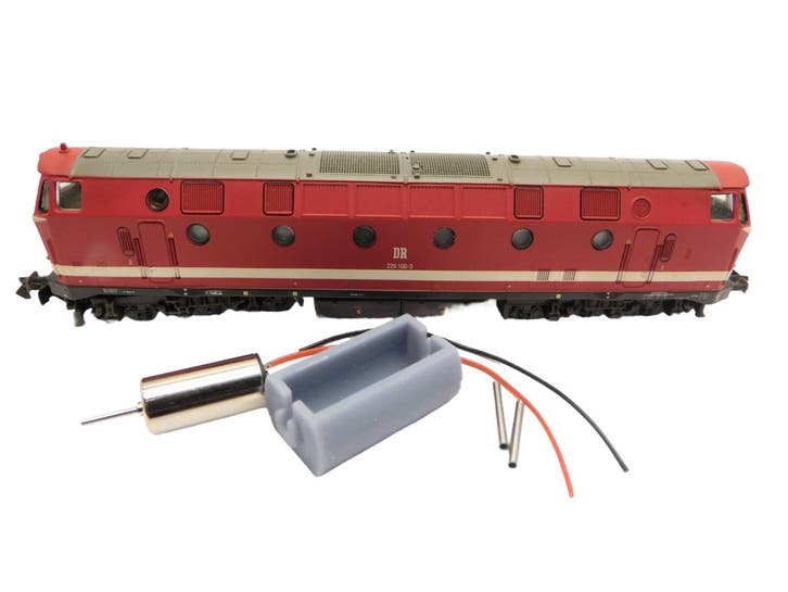 micromotor NB003 motor ombouwset voor Brawa BR 119, BR 229, Hobby en Vrije tijd, Modeltreinen | N-Spoor, Gelijkstroom, Overige typen