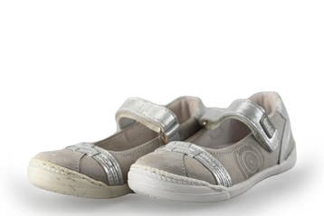 Develab Ballerinas Meisjes in maat 24 Zilver, Kinderen en Baby's, Jongen of Meisje, Zo goed als nieuw, Verzenden, Develab