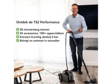 Techweise TS2 - Stoomreiniger - 100+ oppervlakken - 50, Verzenden, Nieuw