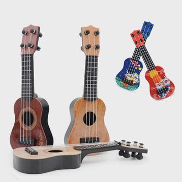 Houten Mini Gitaar Speelgoed met 4 Snaren - Ideaal voor Kind, Verzenden, Nieuw