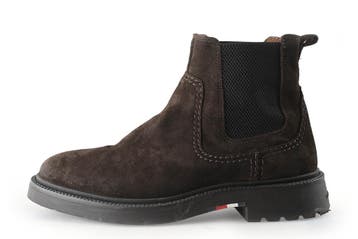 Tommy Hilfiger Enkellaarzen in maat 41 Bruin, Bruin, Verzenden, Zo goed als nieuw, Tommy Hilfiger