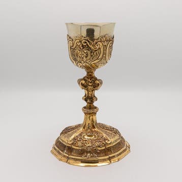 Miskelk, Barok, 18e-eeuw - Verguld - 1700-1750