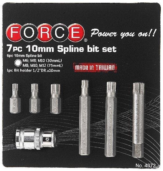 Spline bit set 7pc, Auto diversen, Autogereedschap, Verzenden