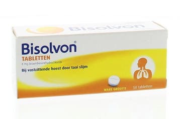 Bisolvon 8 mg - 50 tabletten, Verzenden, Nieuw