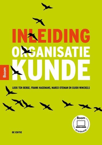 Inleiding organisatiekunde 9789046909317, Boeken, Studieboeken en Cursussen, Verzenden, Zo goed als nieuw